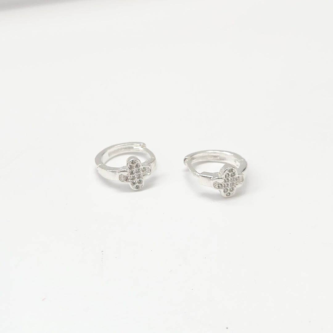 ARRACADAS C/CIRCONIAS PLATA .925 1.9 GR (NUEVO)