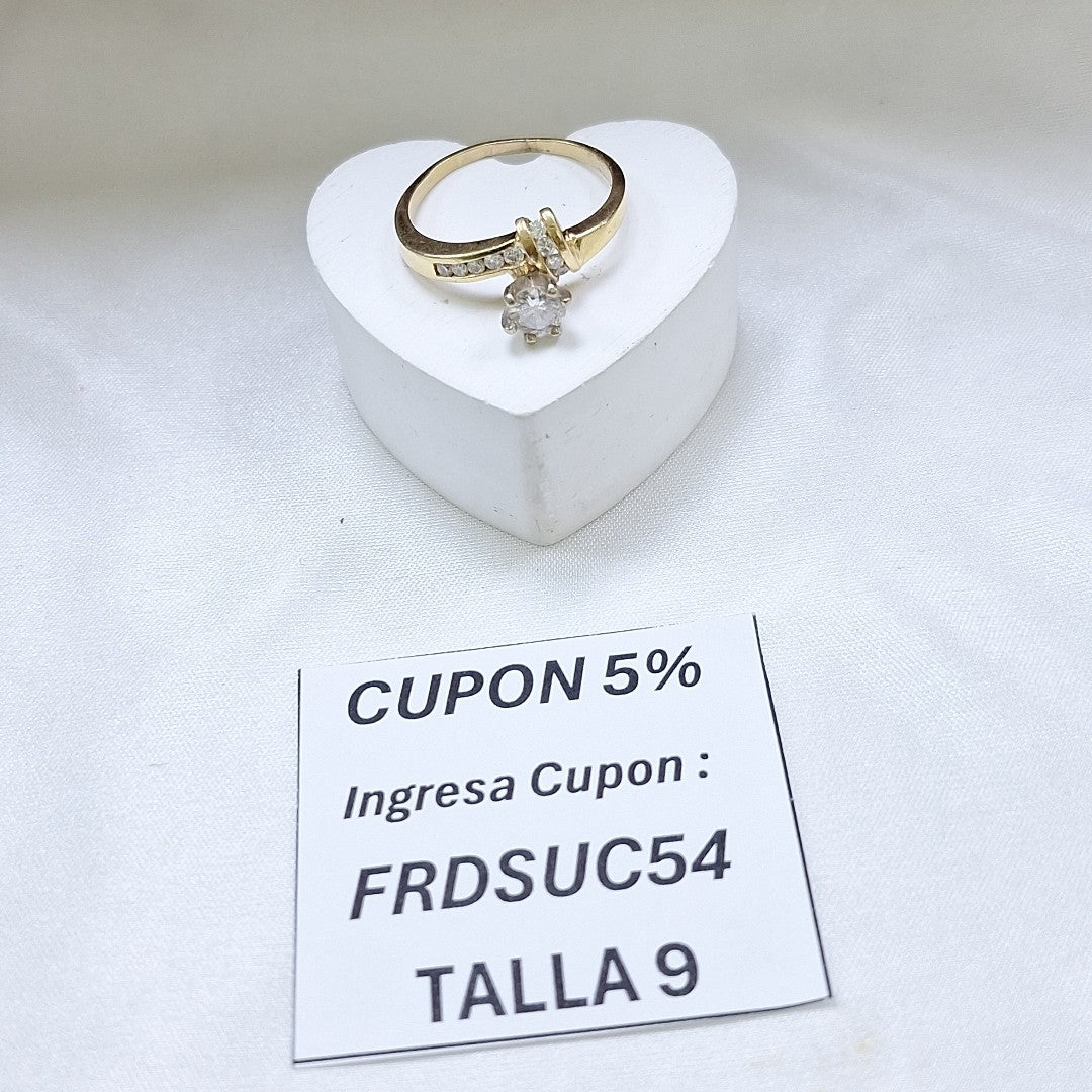 ANILLO ORO 14 K 3.7 GRMS (SEMINUEVO)