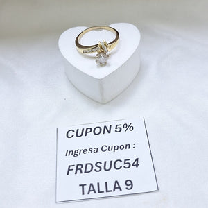 ANILLO ORO 14 K 3.7 GRMS (SEMINUEVO)