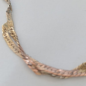 PULSERA ORO COMBINADO 10 K 1,90 GRMS (SEMINUEVO)