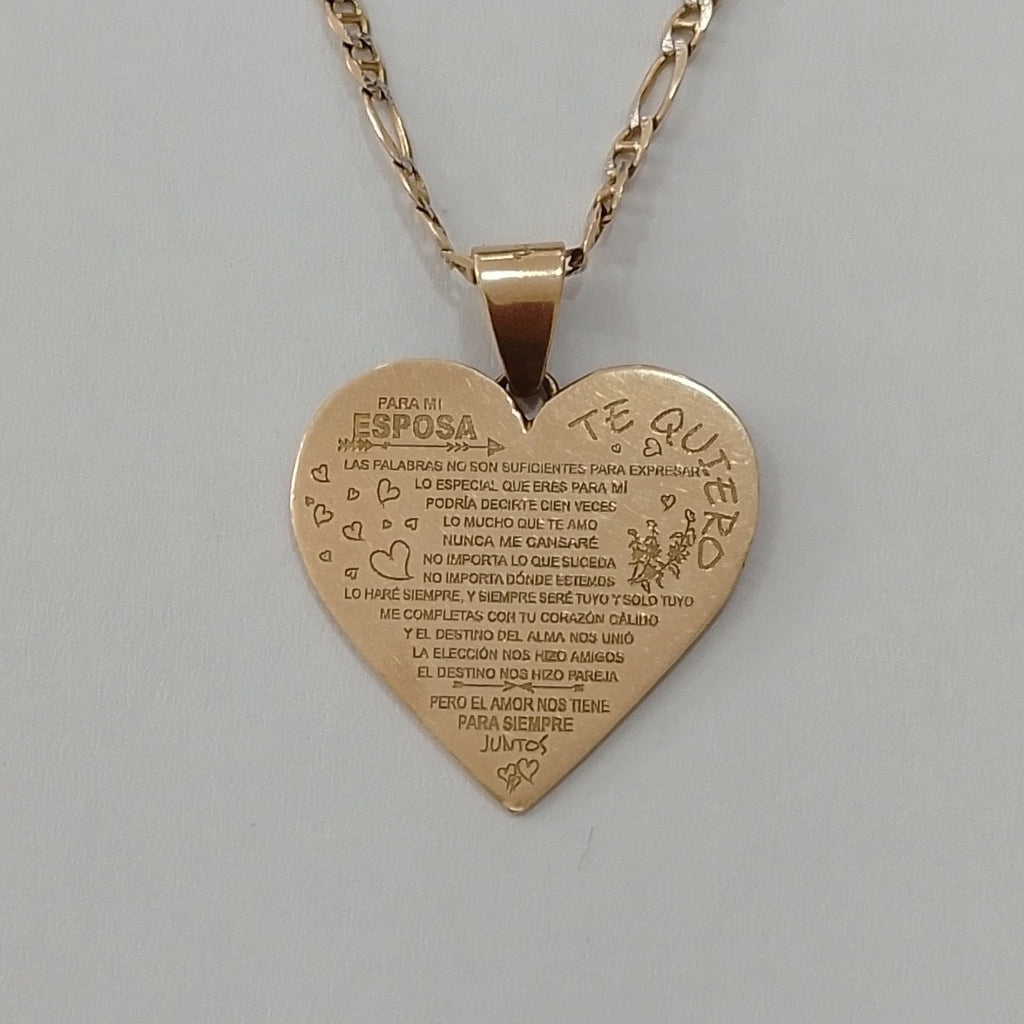 CADENA,DIJE ORO 14 K 9,20 GRMS (SEMINUEVO)