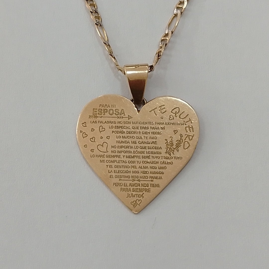 CADENA,DIJE ORO 14 K 9,20 GRMS (SEMINUEVO)