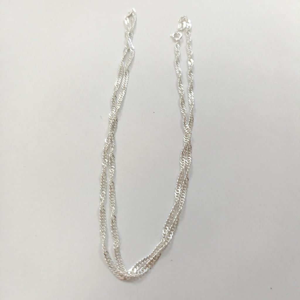 CADENA MEDIO TZL PLATA .925 55 CM 4.12 GR (NUEVO)