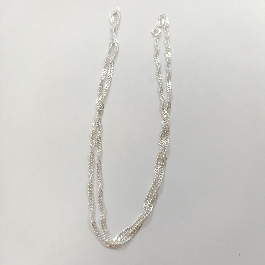 CADENA MEDIO TZL PLATA .925 55 CM 4.12 GR (NUEVO)
