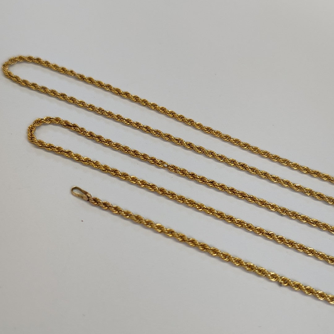 CADENA ORO 14 K 3.9 GRMS (SEMINUEVO)