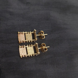 ARETES PAR ORO 14 K 2.5 GRMS (SEMINUEVO)