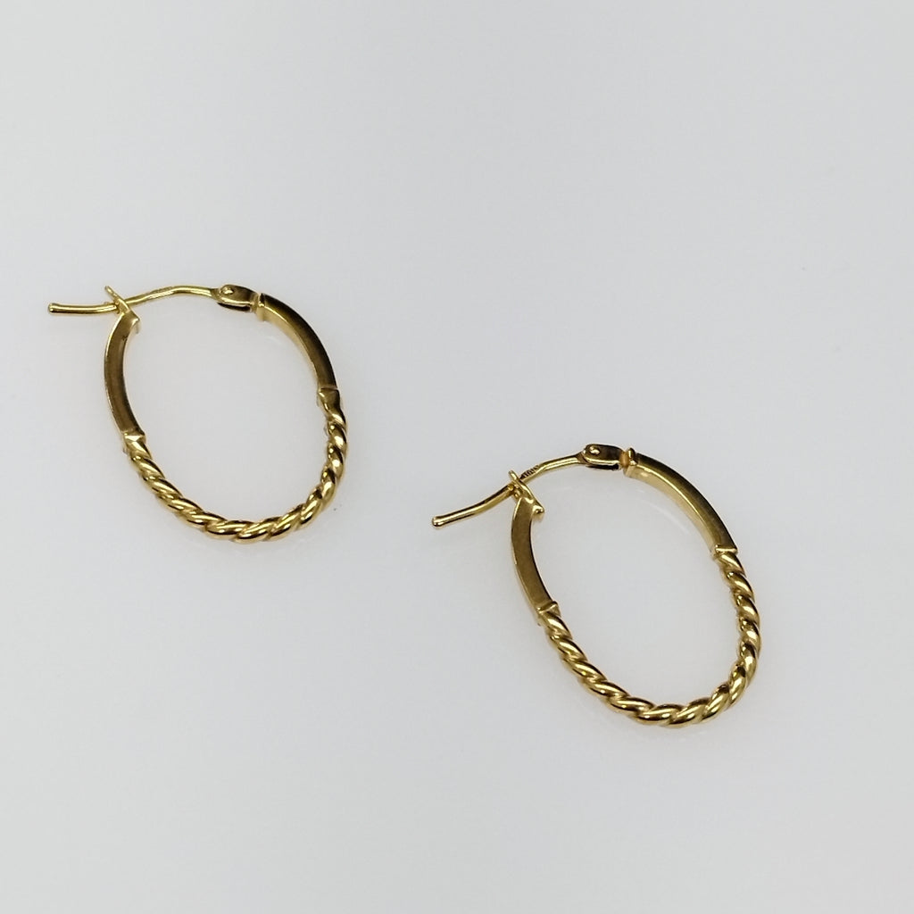 ARRACADAS PAR ORO 14 K 1,00 GRMS (SEMINUEVO)