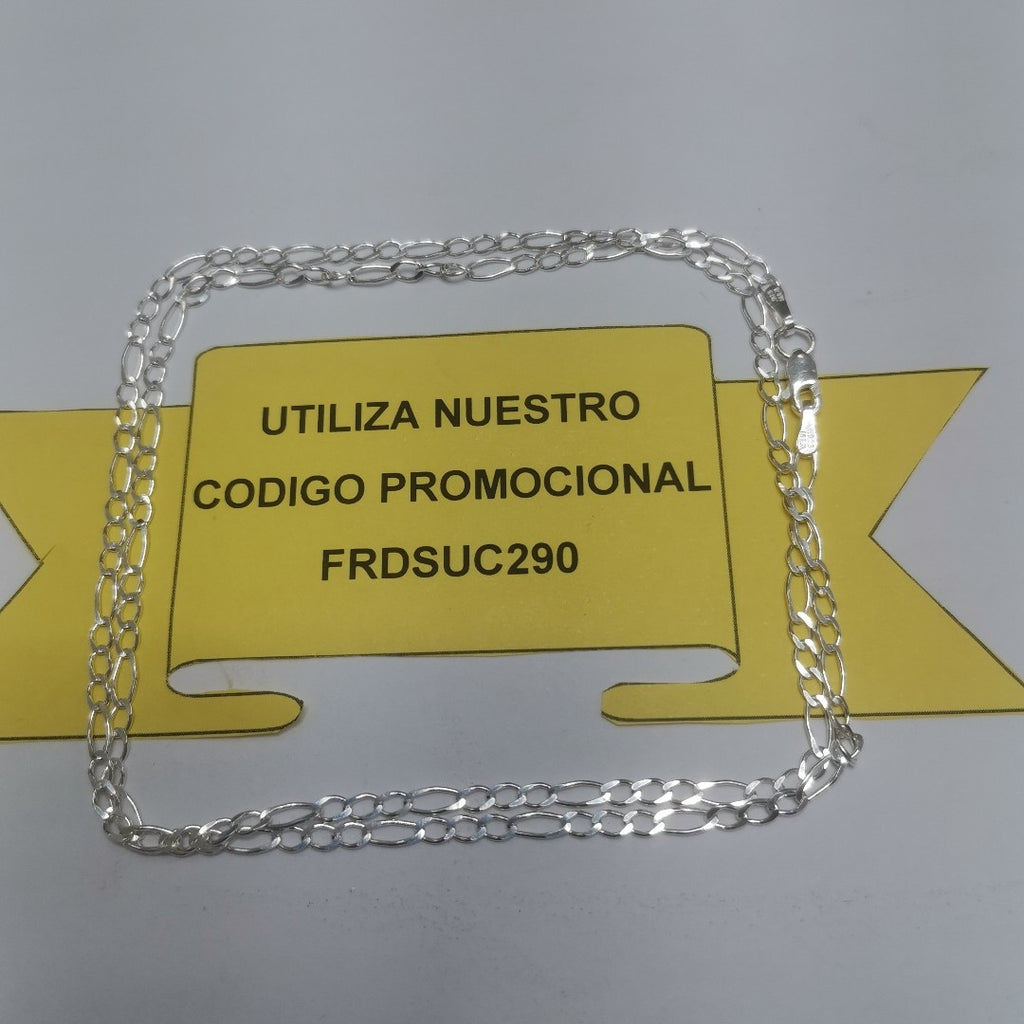 CADENA 3X1 PLATA .925 55 CM 4.33 GR (NUEVO)