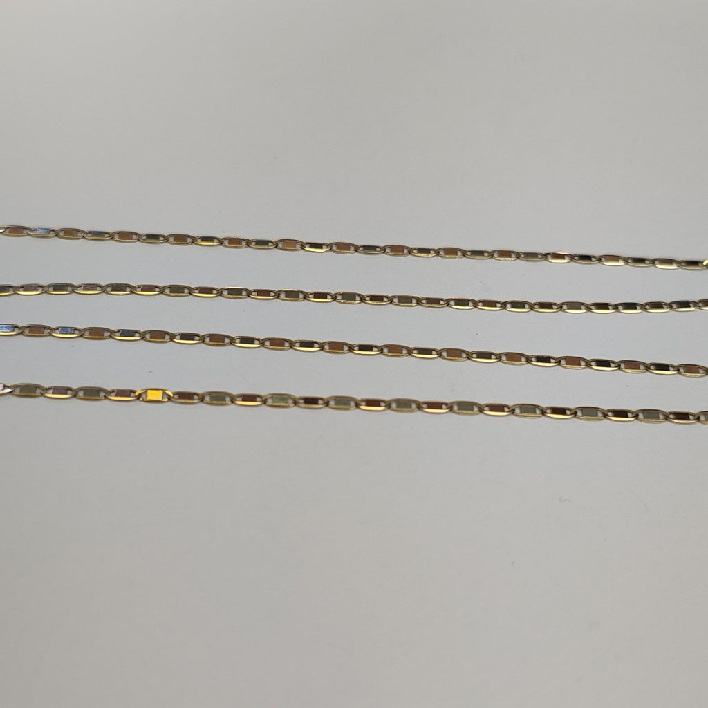 CADENA ORO COMBINADO 14 K 3 GRMS (SEMINUEVO)