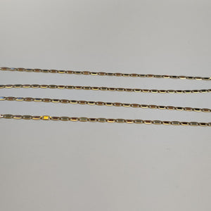 CADENA ORO COMBINADO 14 K 3 GRMS (SEMINUEVO)