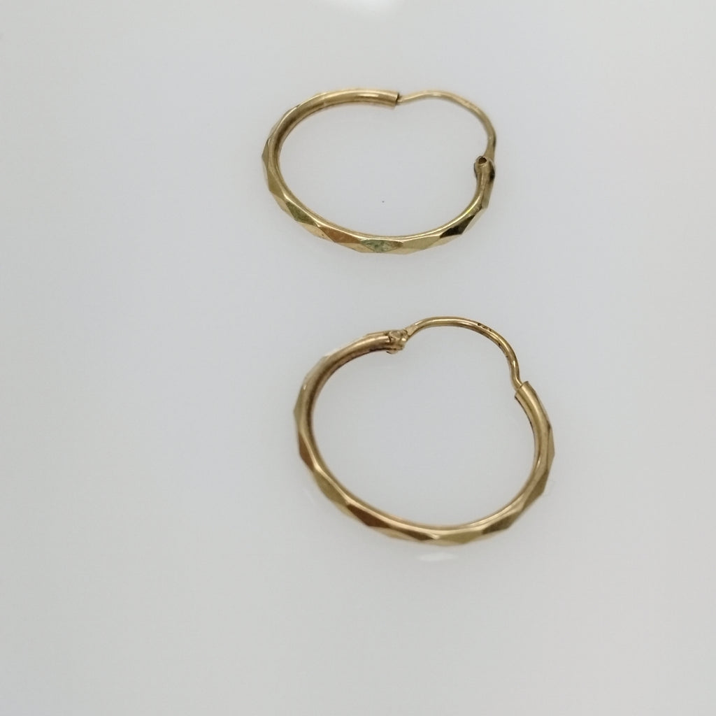 ARRACADAS PAR ORO 14 K 0.8 GRMS (SEMINUEVO)