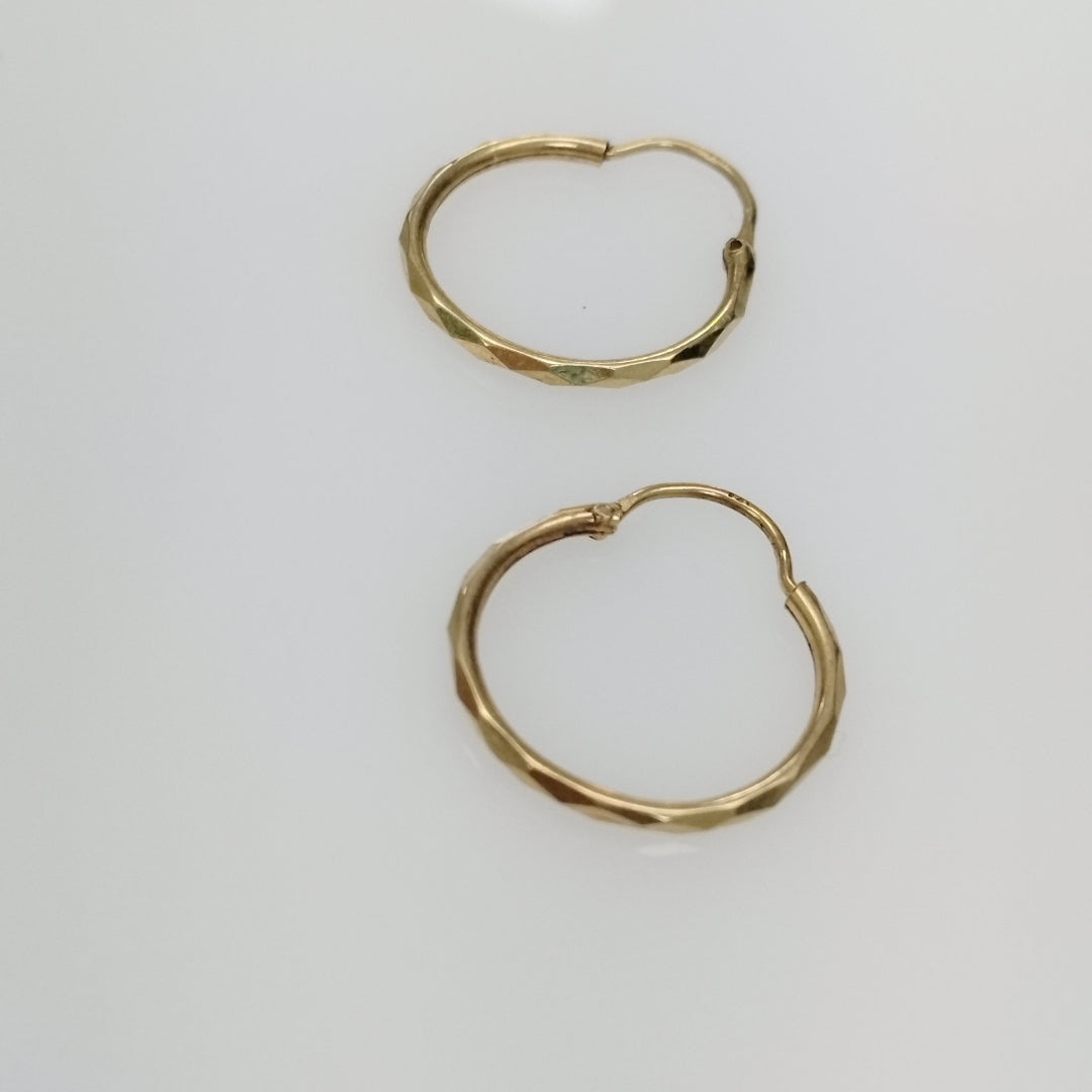 ARRACADAS PAR ORO 14 K 0.8 GRMS (SEMINUEVO)