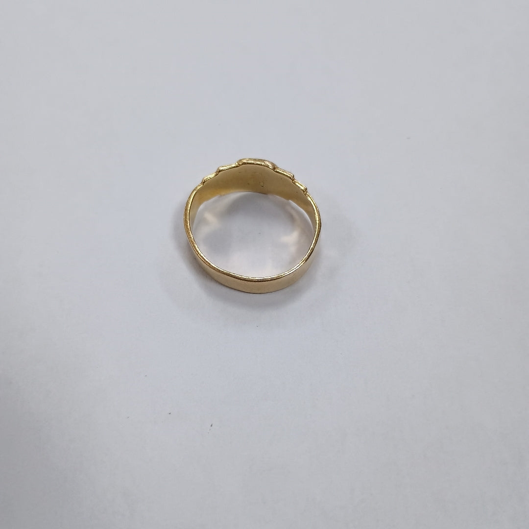 ANILLO DE GRADUACIÓN ORO 14 K 4 GRMS (SEMINUEVO)