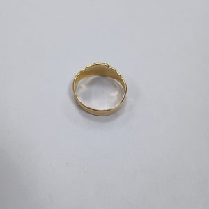 ANILLO DE GRADUACIÓN ORO 14 K 4 GRMS (SEMINUEVO)