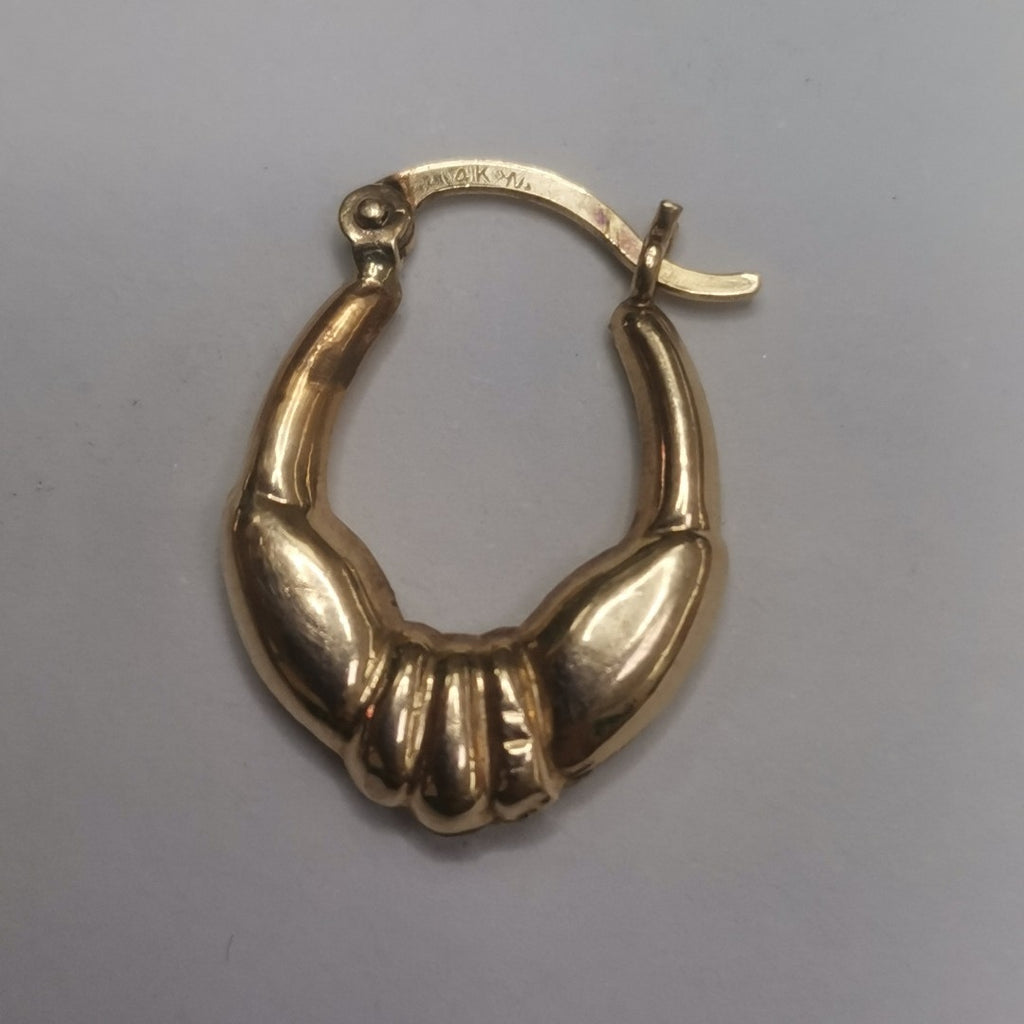 ARETES PAR ORO 14 K 1.1 GRMS (SEMINUEVO)