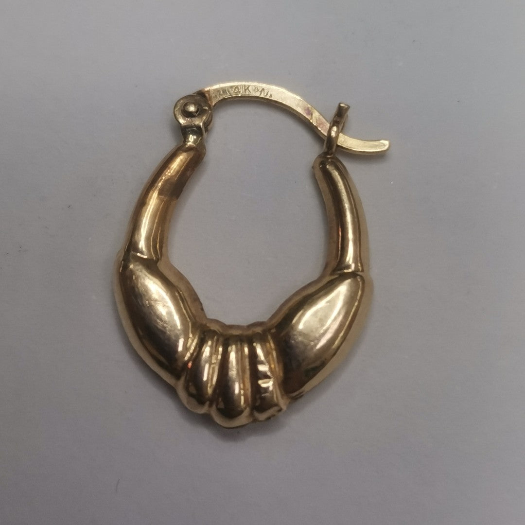 ARETES PAR ORO 14 K 1.1 GRMS (SEMINUEVO)