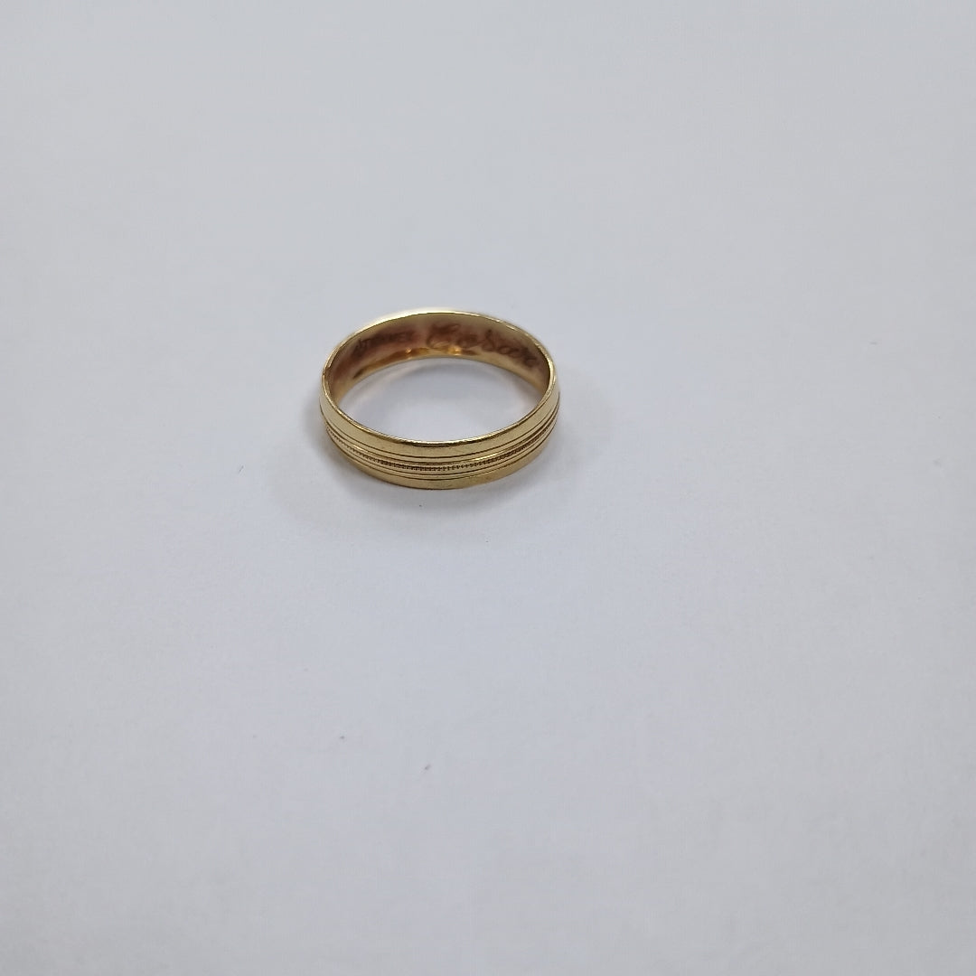 ARGOLLA ORO 10 K 1.7 GRMS (SEMINUEVO)