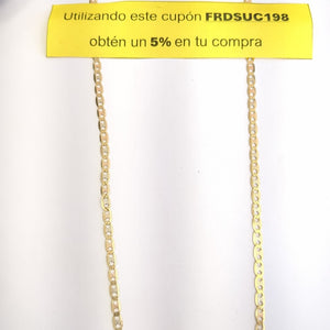 CADENA ORO, ORO COMBINADO 14 K 9.8 GRMS (SEMINUEVO)