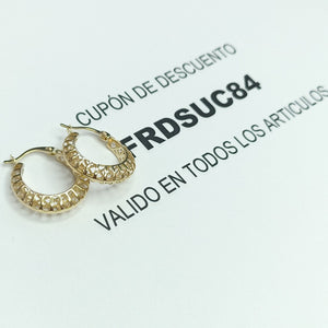 ARRACADAS ORO 14K 2.1 (NUEVO)