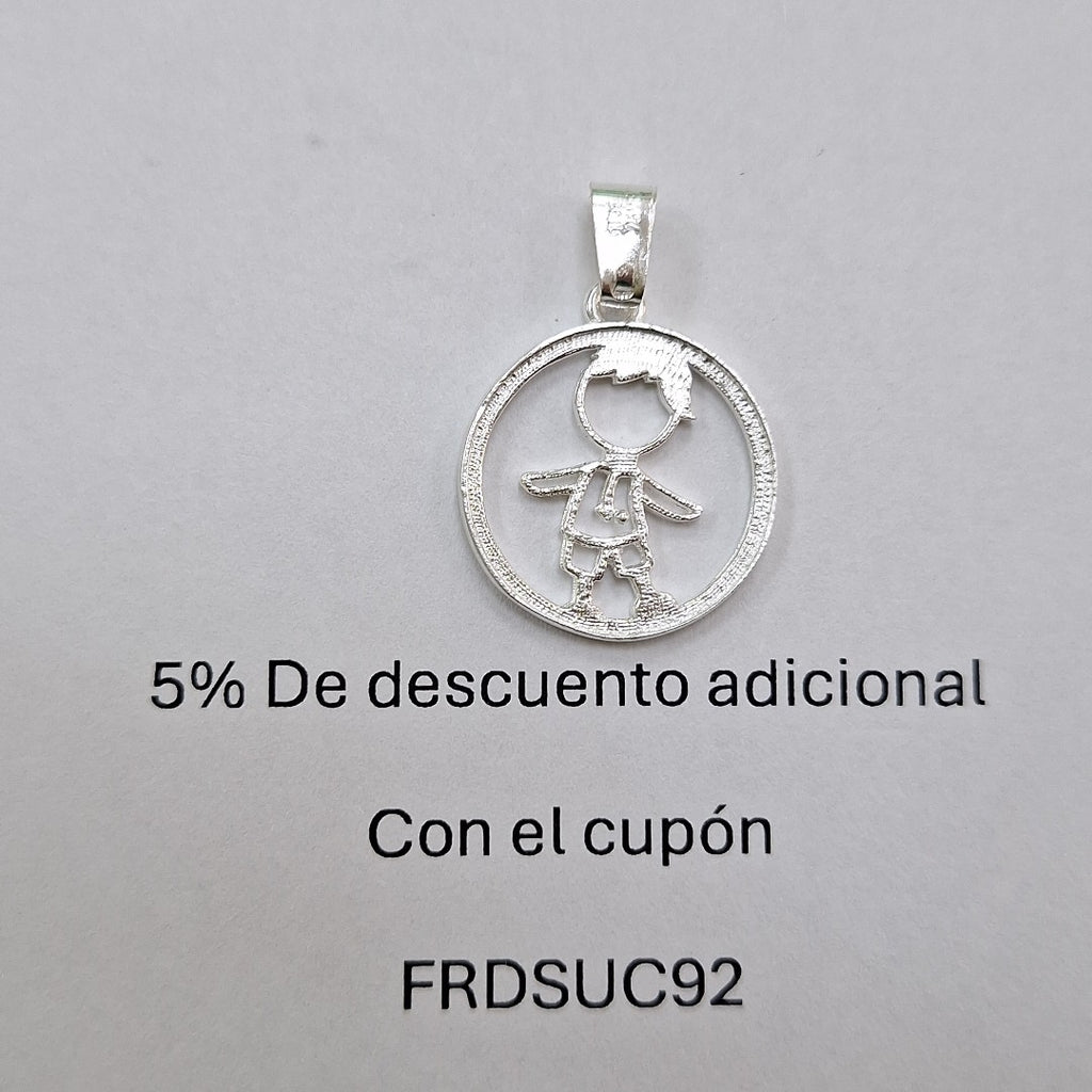 DIJE NIÑO PLATA .925 1.9 GR (NUEVO)