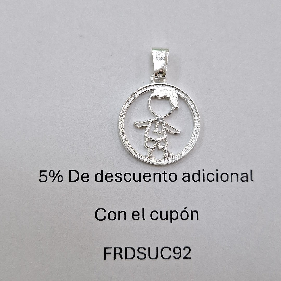 DIJE NIÑO PLATA .925 1.9 GR (NUEVO)