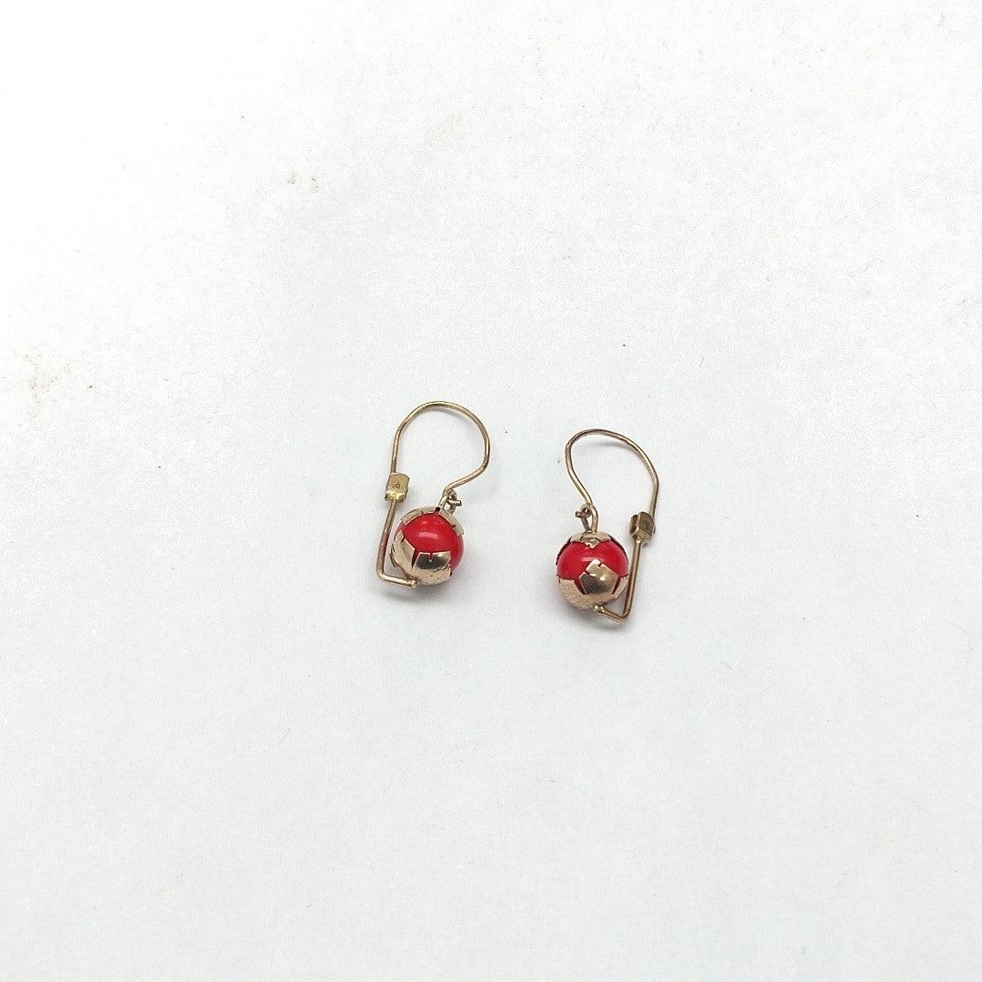 ARETES PAR ORO 8 K 2.6 GRMS (SEMINUEVO)