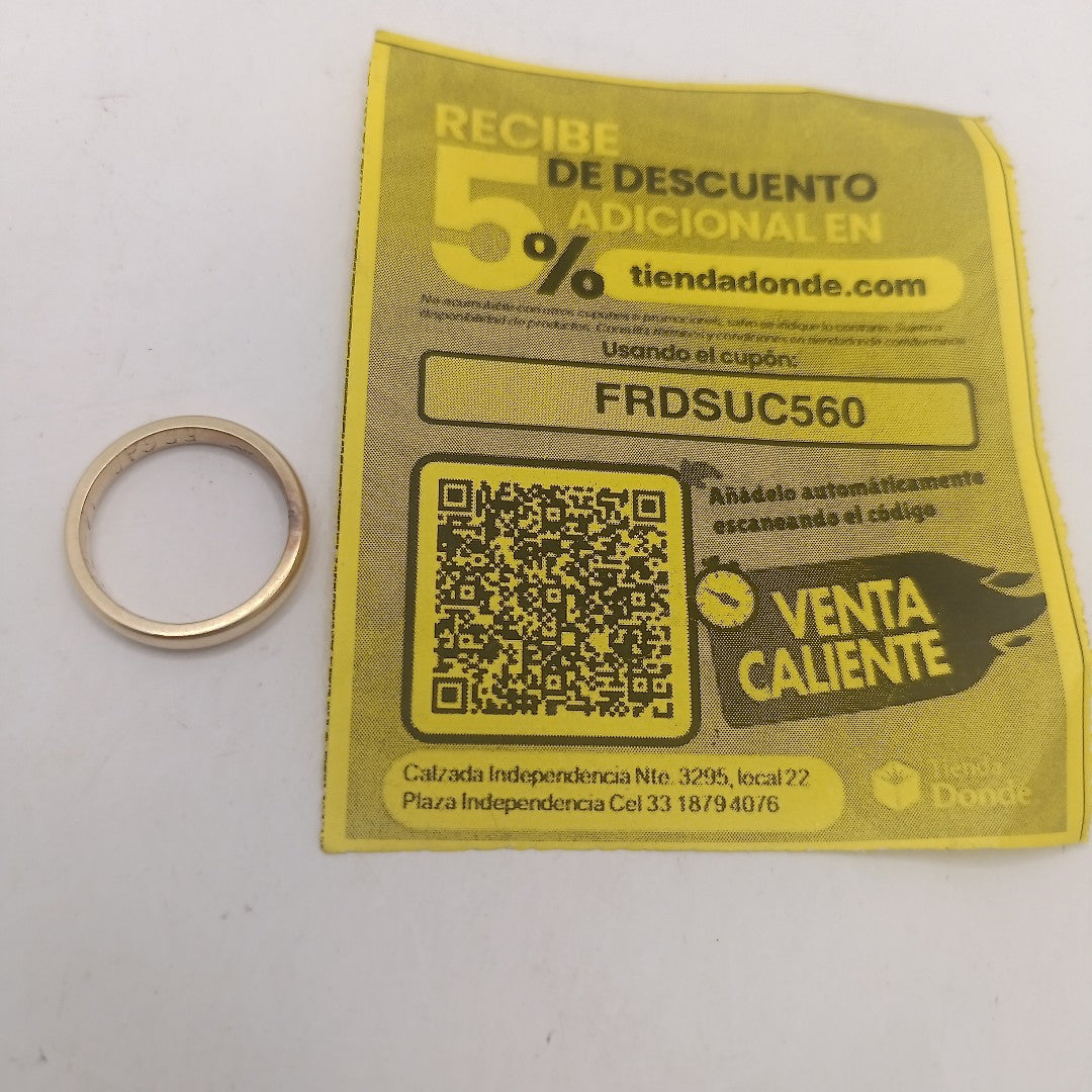 ARGOLLA ORO 10 K 3,70 GRMS (SEMINUEVO)