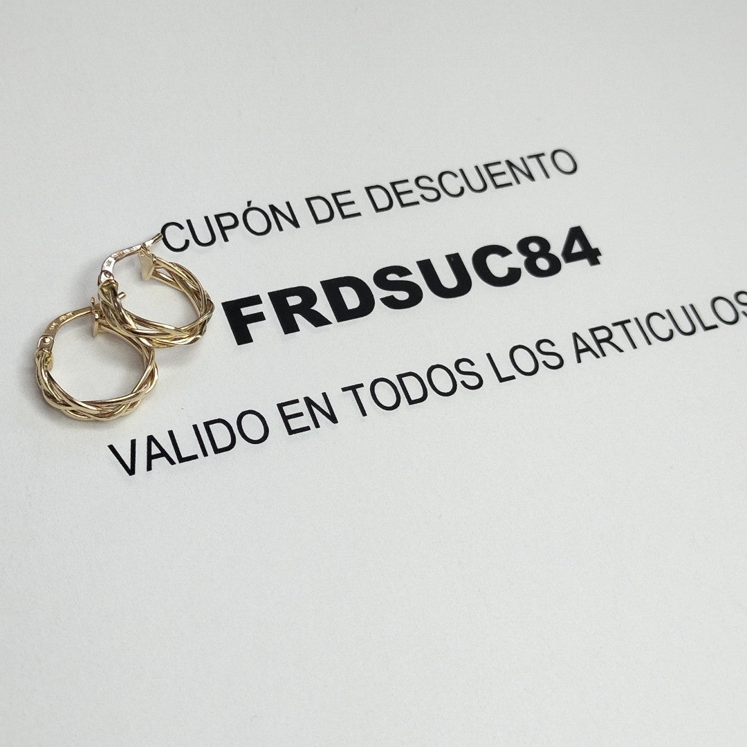 ARRACADAS ORO 14K 1.4 (NUEVO)