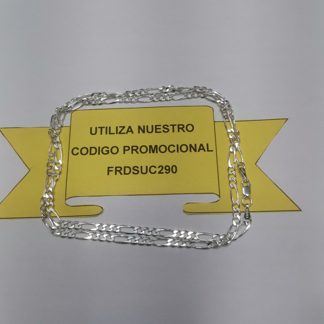 CADENA 3X1 PLATA .925 50 CM 6.82 GR (NUEVO)