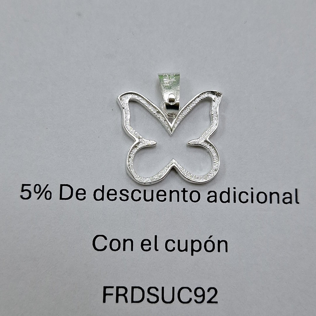 DIJE MARIPOSA PLATA .925 1.7 GR (NUEVO)