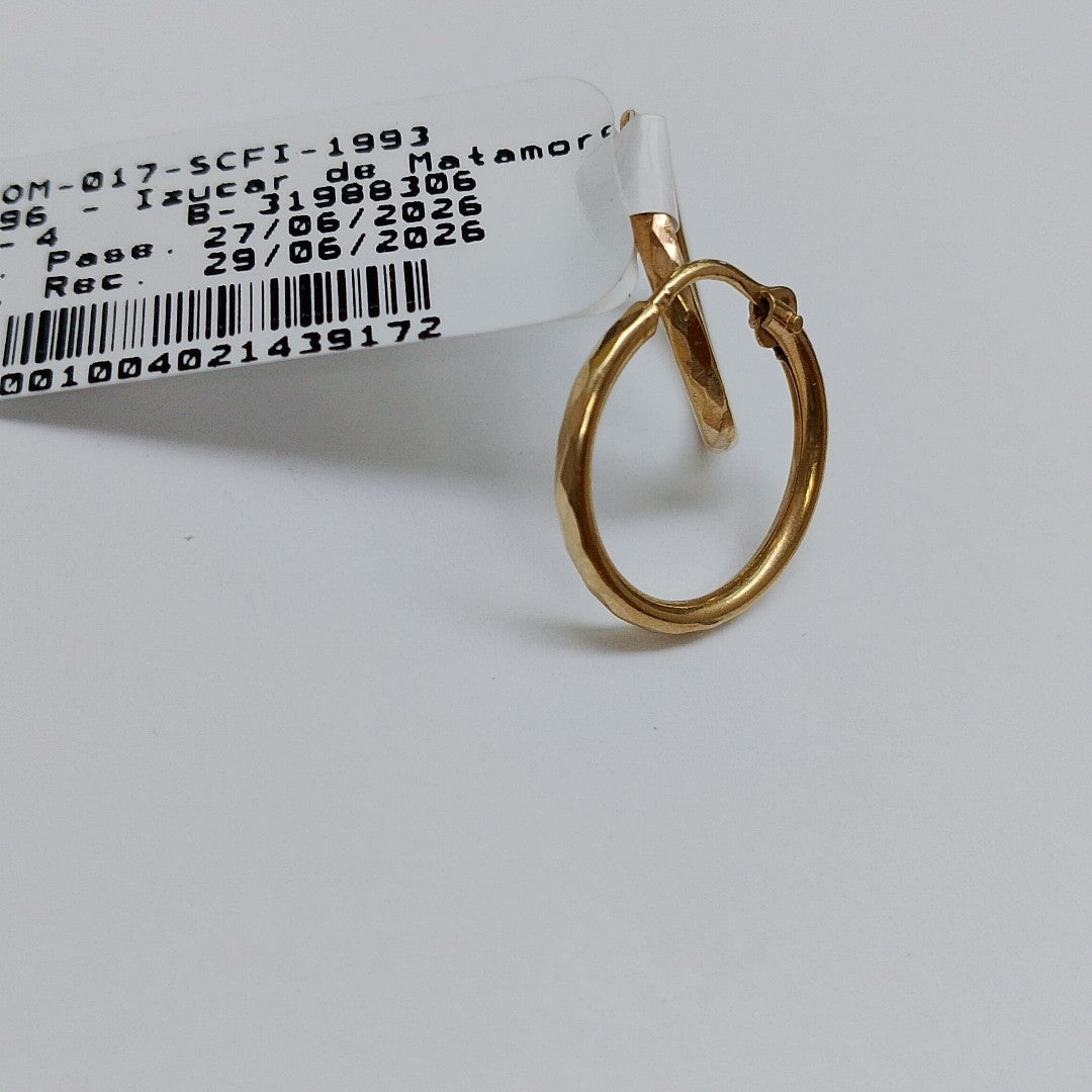 ARRACADAS PAR ORO 10 K 1,00 GRMS (SEMINUEVO)