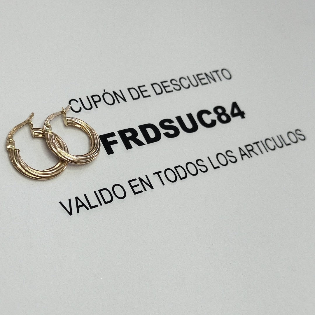 ARRACADAS ORO 14K 1.2 (NUEVO)