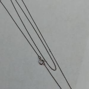 CADENA ORO BLANCO 14 K 0.8 GRMS (SEMINUEVO)