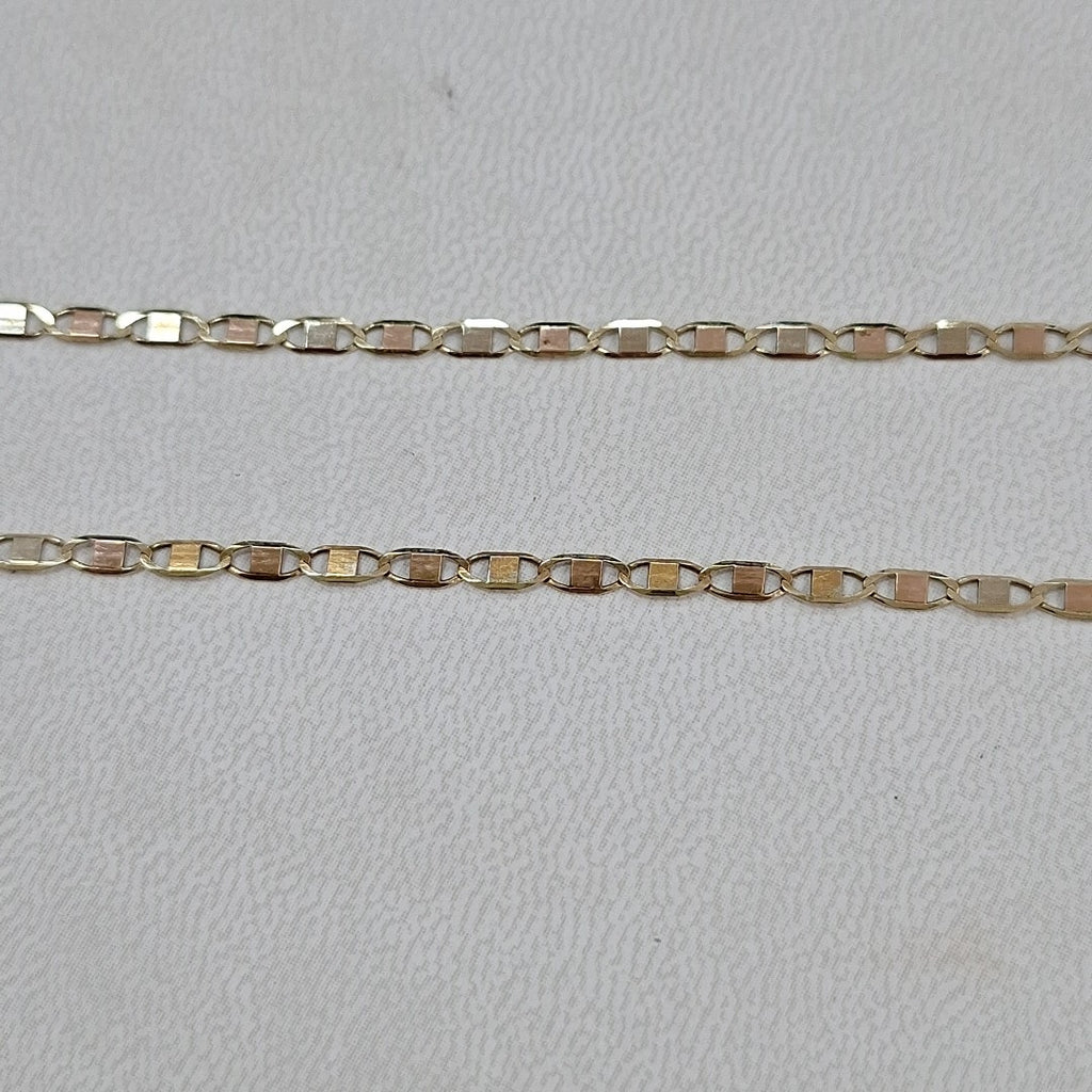 CADENA ORO, ORO COMBINADO 10 K 2.4 GRMS (SEMINUEVO)