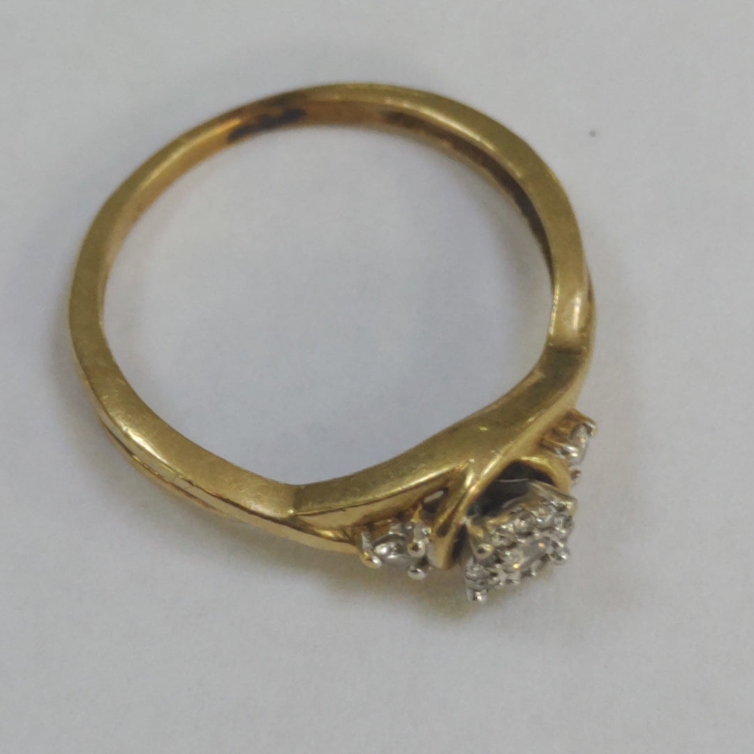 ANILLO ORO 14 K 2.4 GRMS (SEMINUEVO)