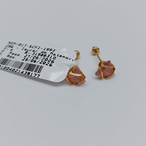 BROQUELES PAR ORO 14 K 1,00 GRMS (SEMINUEVO)