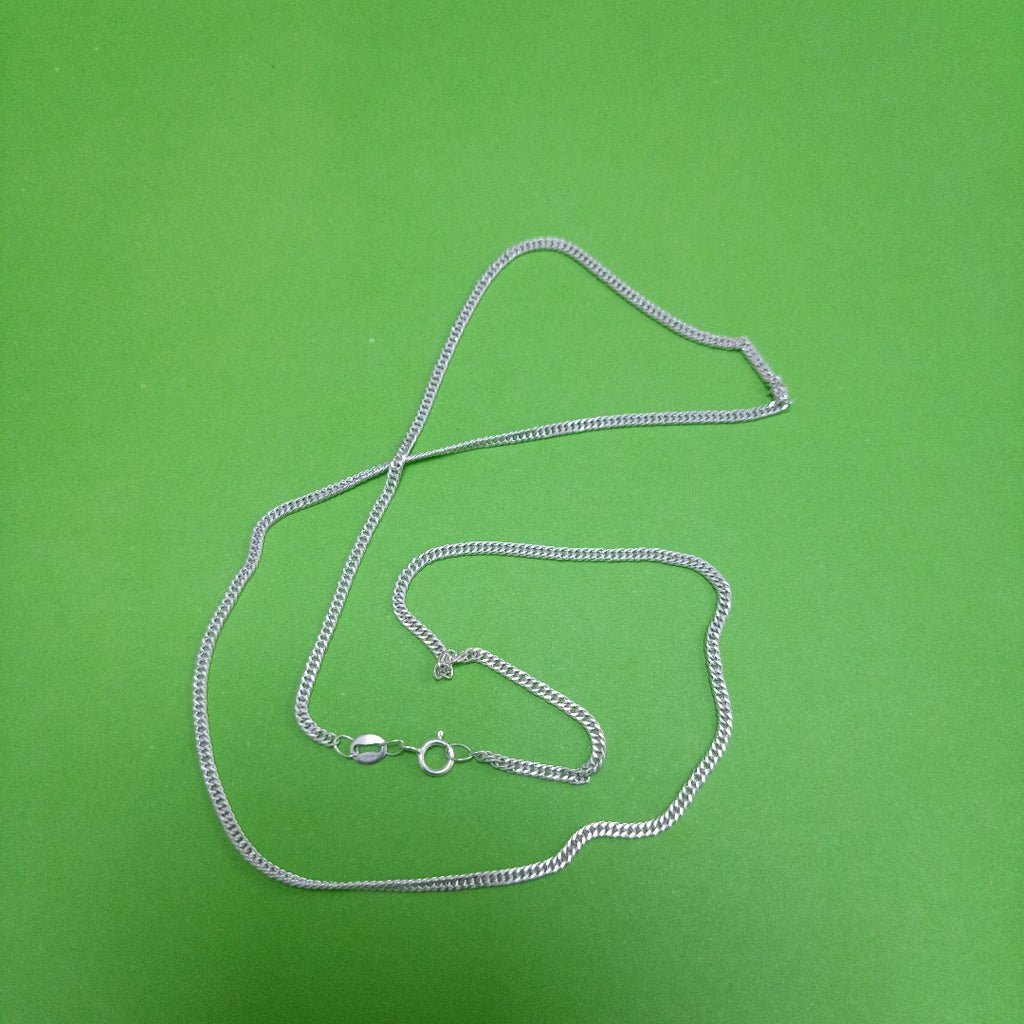 CADENA BARBADA PLATA .925 50 CM 4.22 GR (NUEVO)