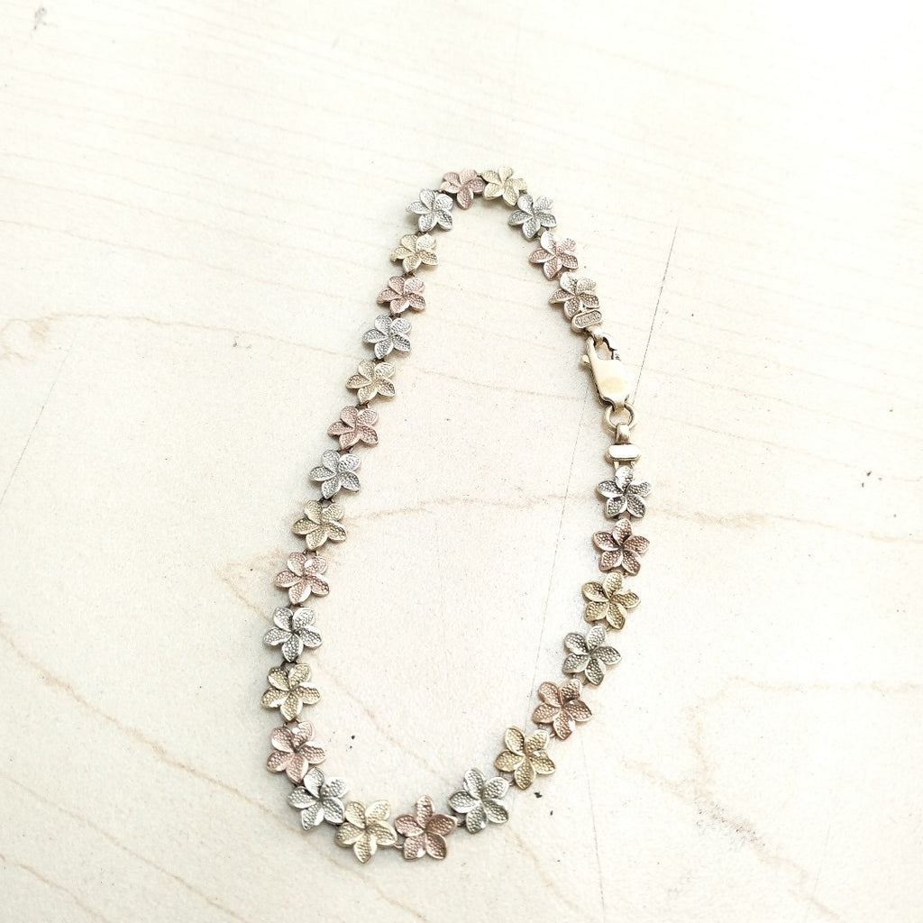 PULSERA ORO COMBINADO 14 K 6.1 GRMS (SEMINUEVO)