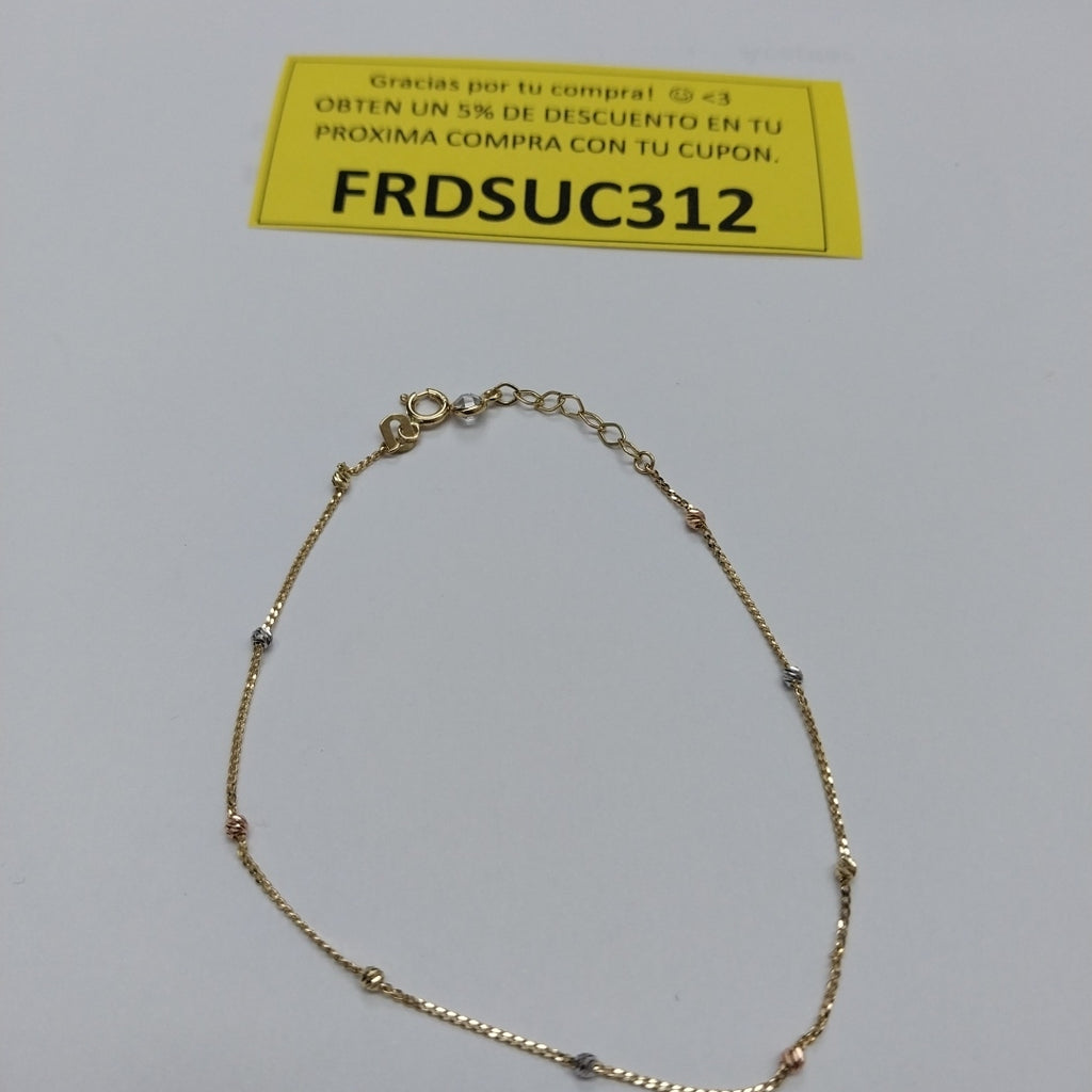 PULSERAS DAMA ORO 14K 1.1 (NUEVO)