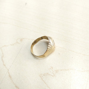 ANILLO ORO, ORO COMBINADO 10 K 4.1 GRMS (SEMINUEVO)