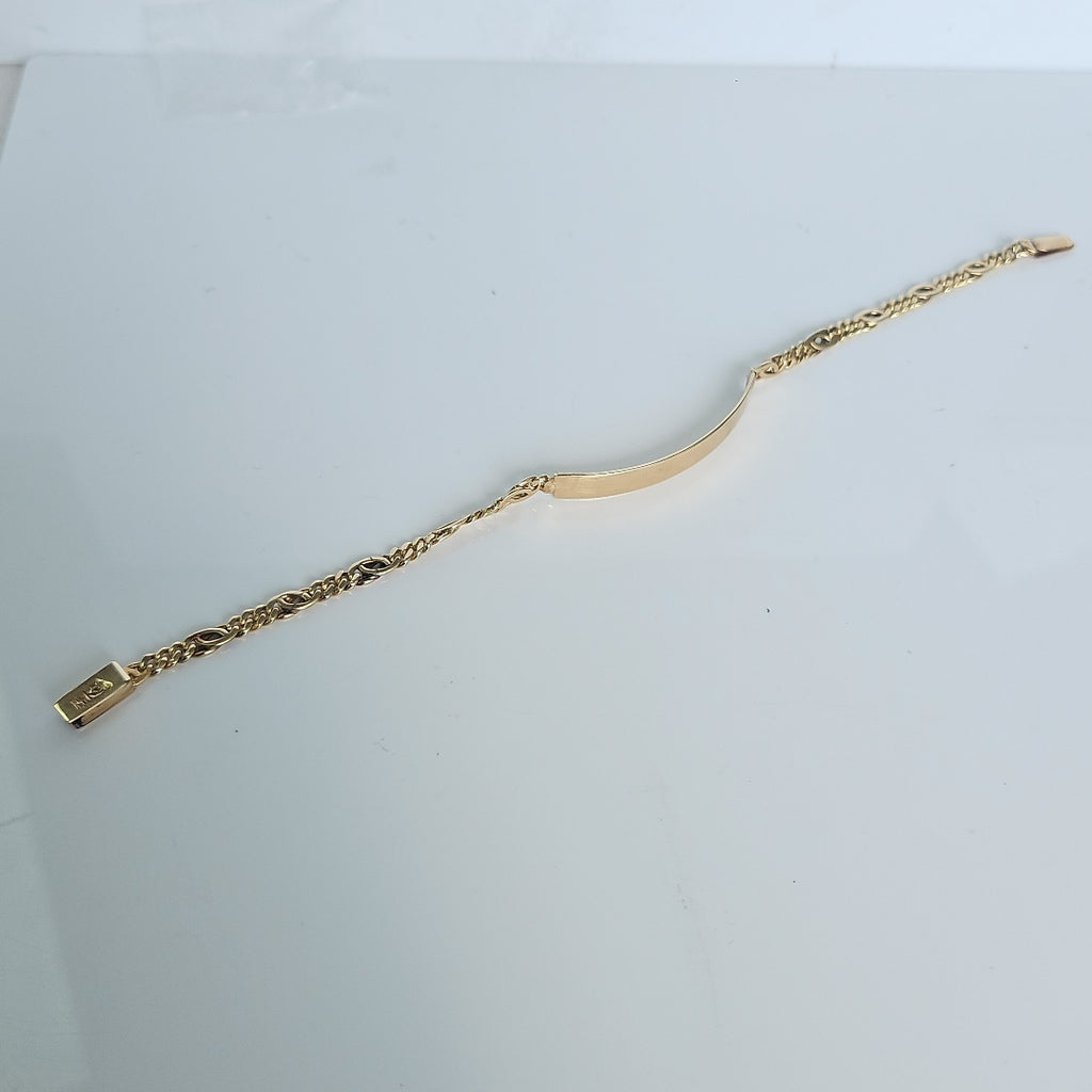 ESCLAVA ORO 14 K 10.3 GRMS (SEMINUEVO)