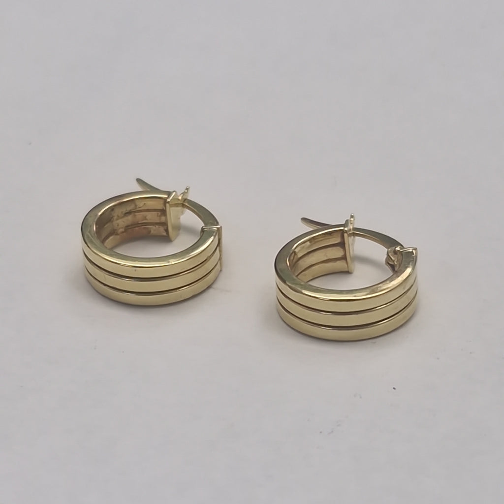 ARRACADAS PAR ORO 14 K 2.4 GRMS (SEMINUEVO)