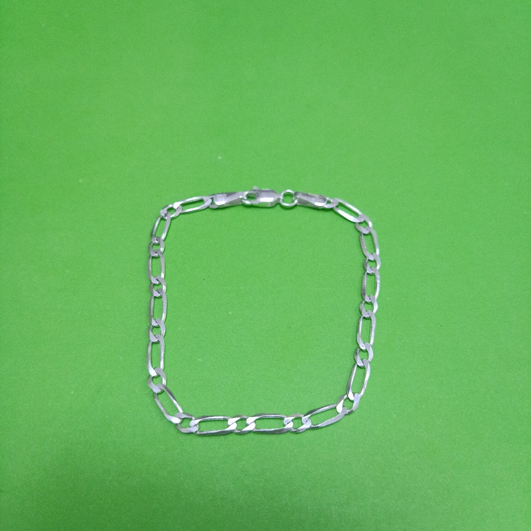 PULSERA TEJIDO 1X1 PLATA .925 18 CM 3.5 GR (NUEVO)