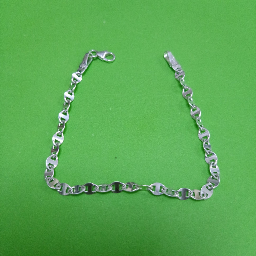 PULSERA TEJIDO ESPECIAL PLATA .925 18 CM 3.3 GR (NUEVO)