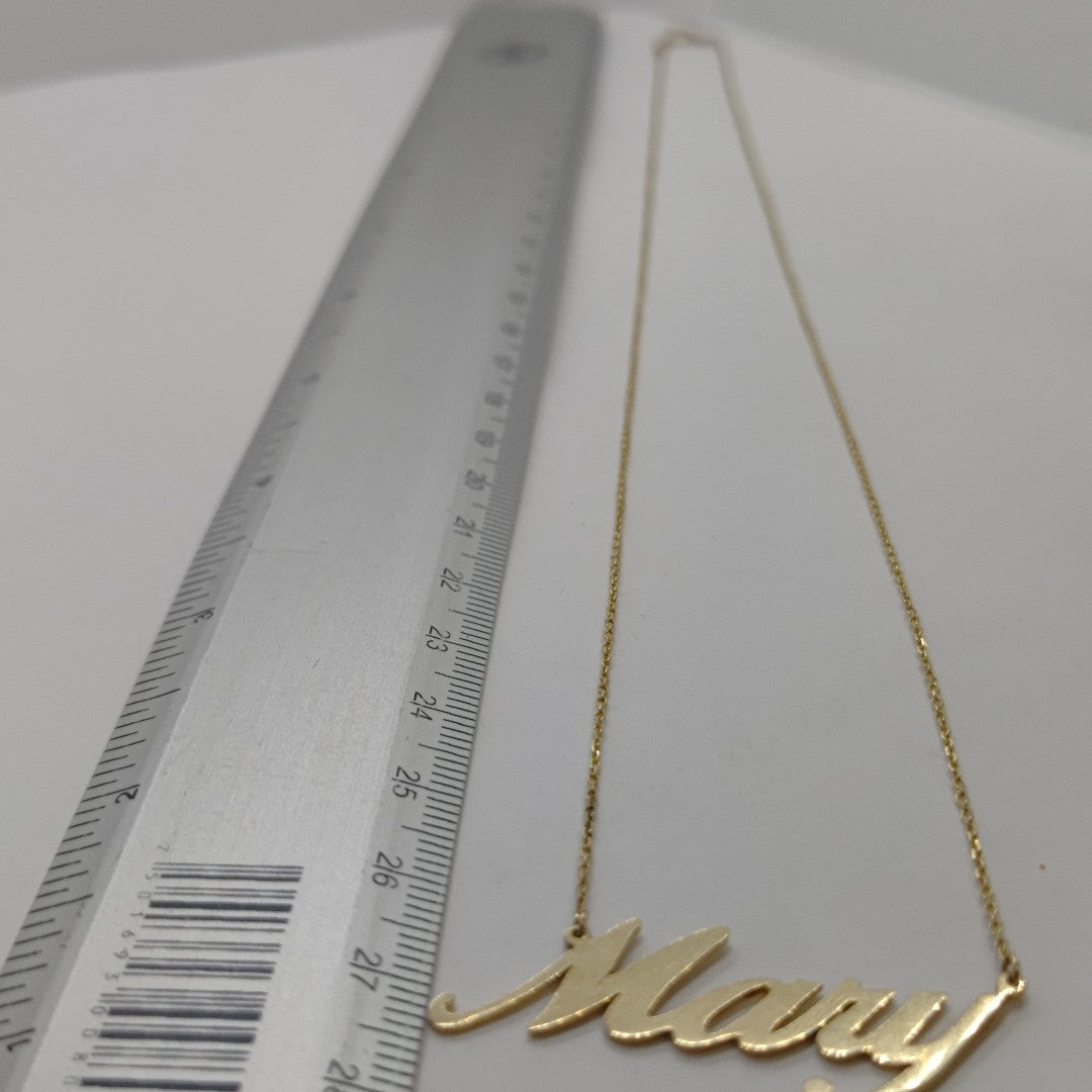 COLLAR ORO 10 K 3.6 GRMS (SEMINUEVO)
