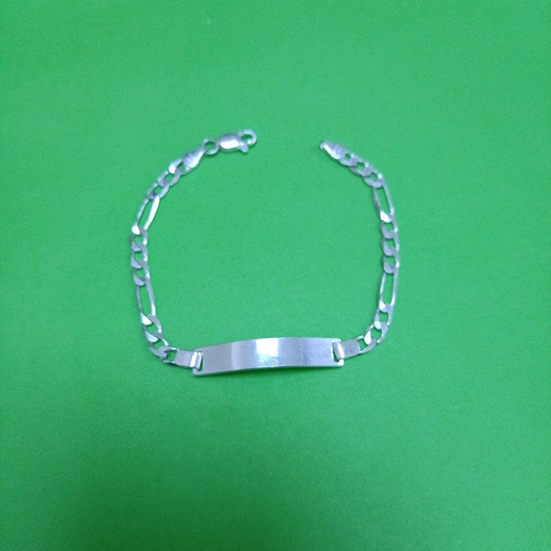 PULSERA TEJIDO ESCLAVA PLATA .925 18 CM 6.1 GR (NUEVO)