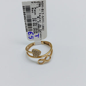 ANILLO ORO 14 K 2,00 GRMS (SEMINUEVO)