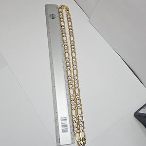 CADENAS CARTIER 3 1 DIAMANTADA ORO 14K 112.3 (NUEVO)