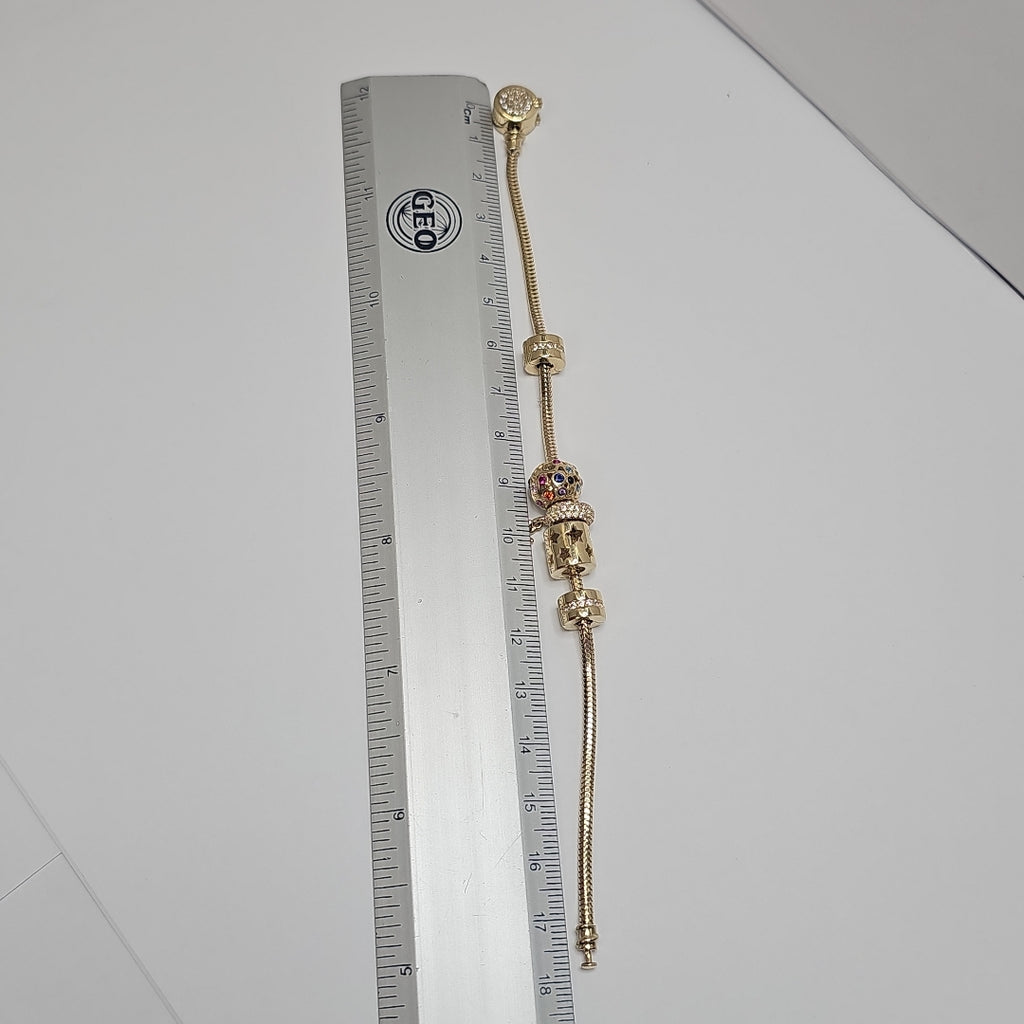 PULSERA CHARM ORO 14K 16.2 (NUEVO)