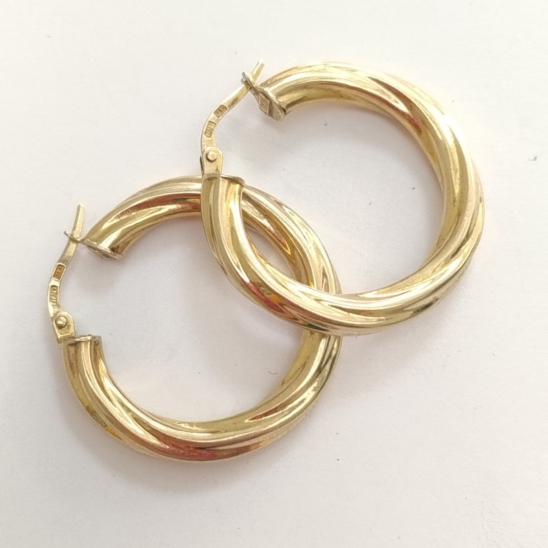 ARRACADAS PAR ORO 14 K 4,00 GRMS (SEMINUEVO)